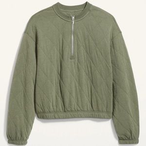 Old Navy quilted crewneck sweatshirt